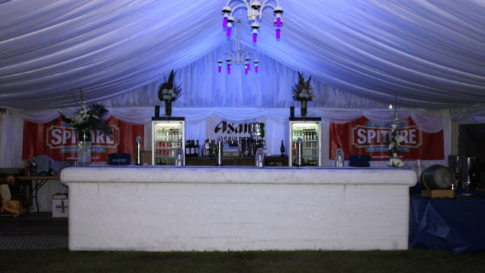 Ice Bar in a Marquee