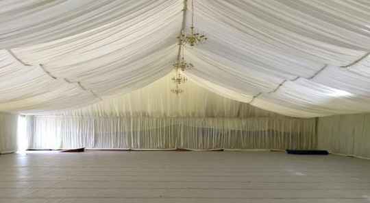 Sports Hall Transformed by Marquee Linings