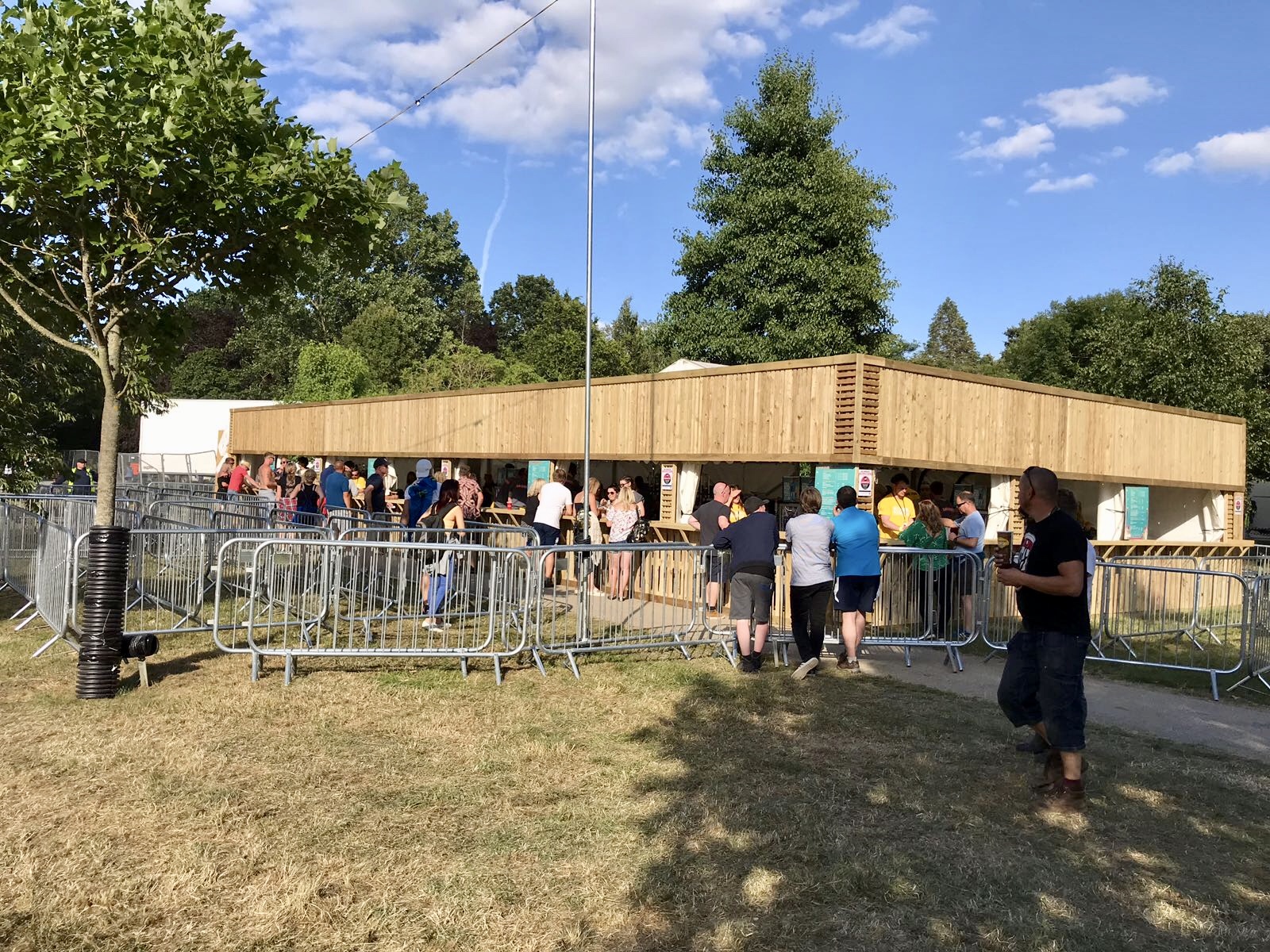 Bar facade at IOW Festival 2018